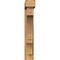 Ekena Millwork Balboa Block Rough Sawn Bracket w/ Offset Brace, Western Red Cedar, 6"W x 26"D x 38"H BKT0604X26X38BOA05RWR - alternate 4